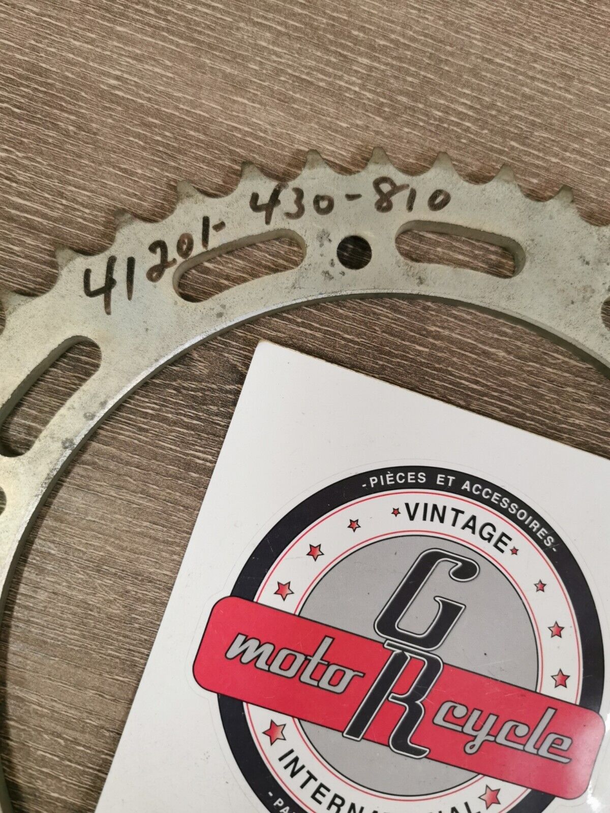 NOS HONDA CR250R 1978 - 1980 SPROCKET FINAL DRIVEN 49T  STEEL 41201-430-810  H60