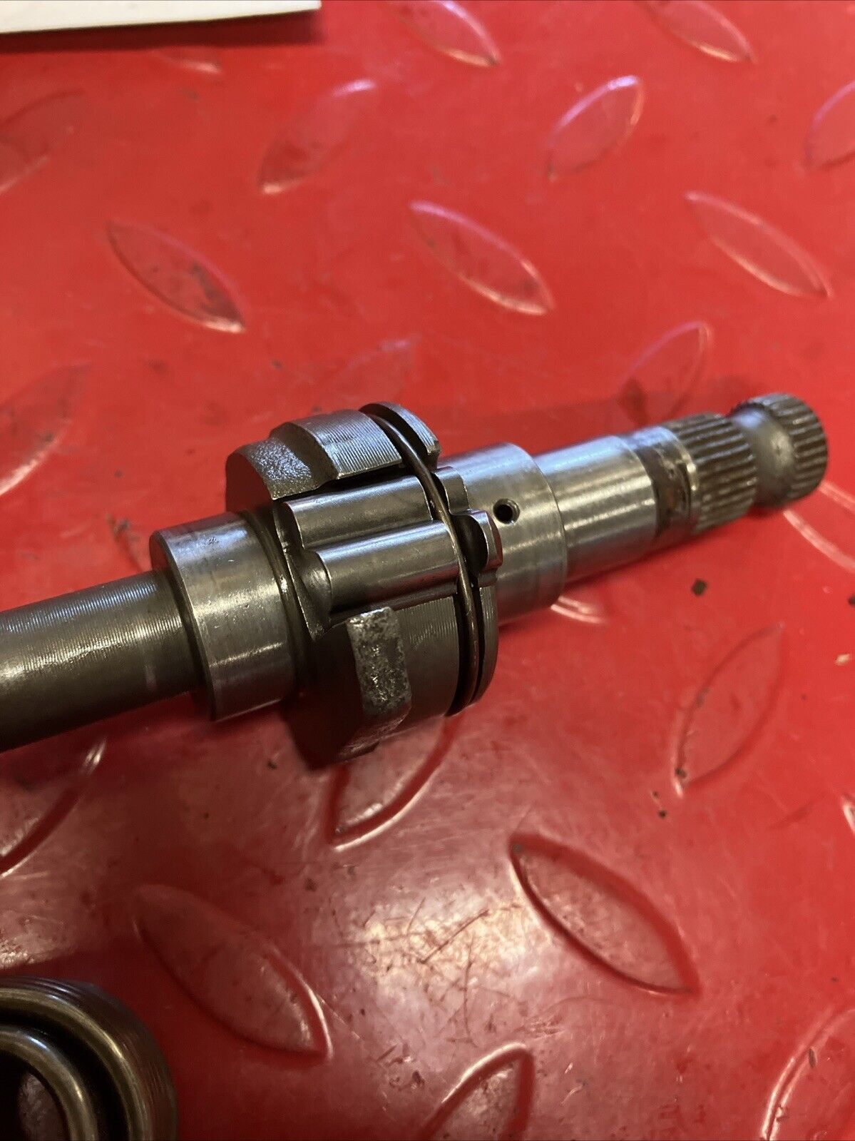 Honda MT125 1975 Kickstarter kick starter spindle gear shaft 1974 1976 CR125M