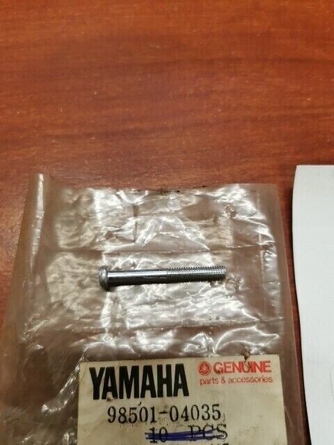 NOS Yamaha BW200 XV250 PAN HEAD SCREW 98501-04035-00 SUB 98507-04035-00 Y129