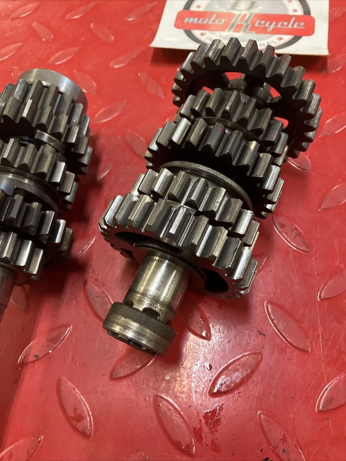 Honda CR250R 1984 transmission mainshaft countershaft main counter shaft gear 2