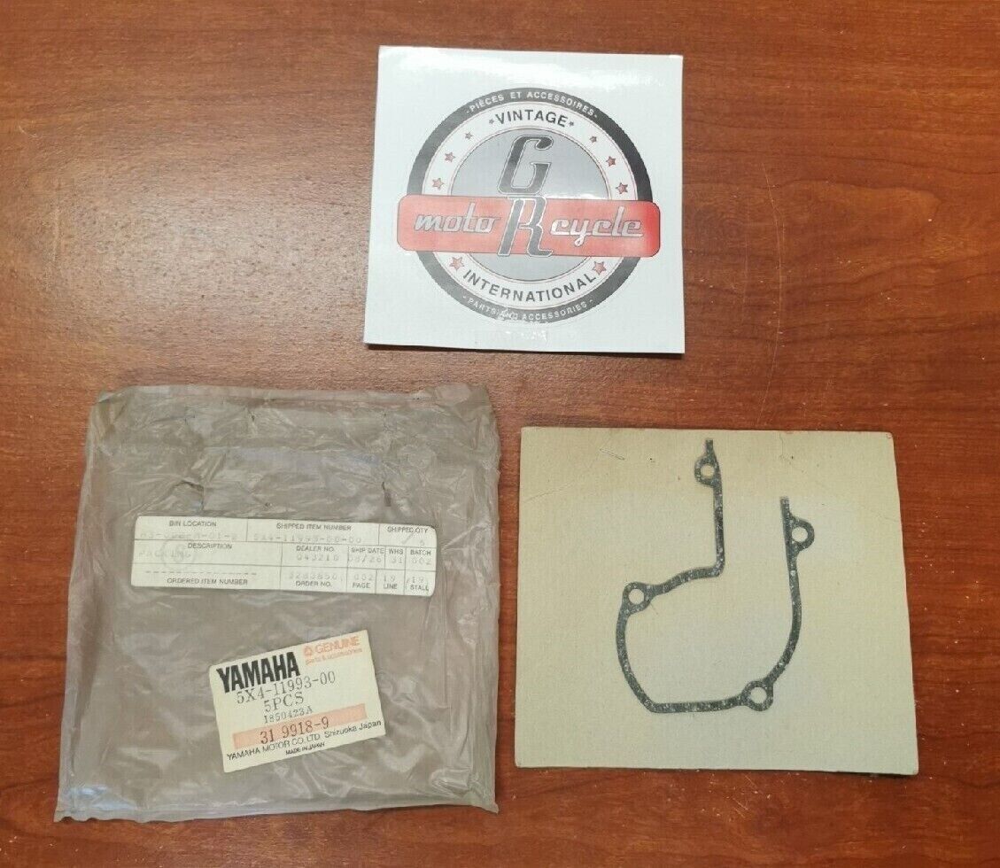 NOS Yamaha POWER VALVE HOUSING GASKET 5X4-11993-00-00 SUB 5X4-11993-01-00 Y77