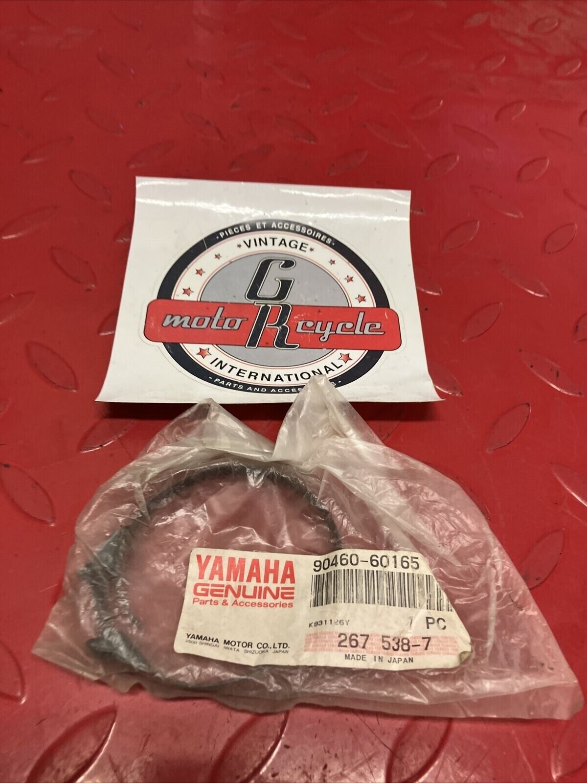 NOS YAMAHA HOSE CLAMP BAND 90460-60165-00 DUB BY 90450-59009-00 Y61