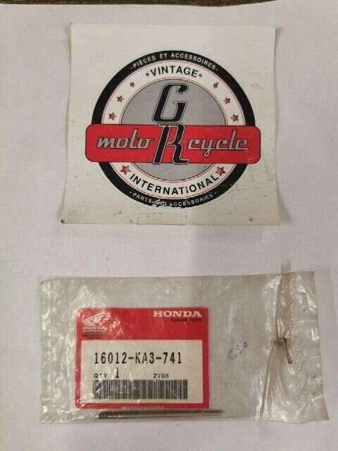 NOS HONDA CR125 1984 NEEDLE SET JET 16012-KA3-741 H101