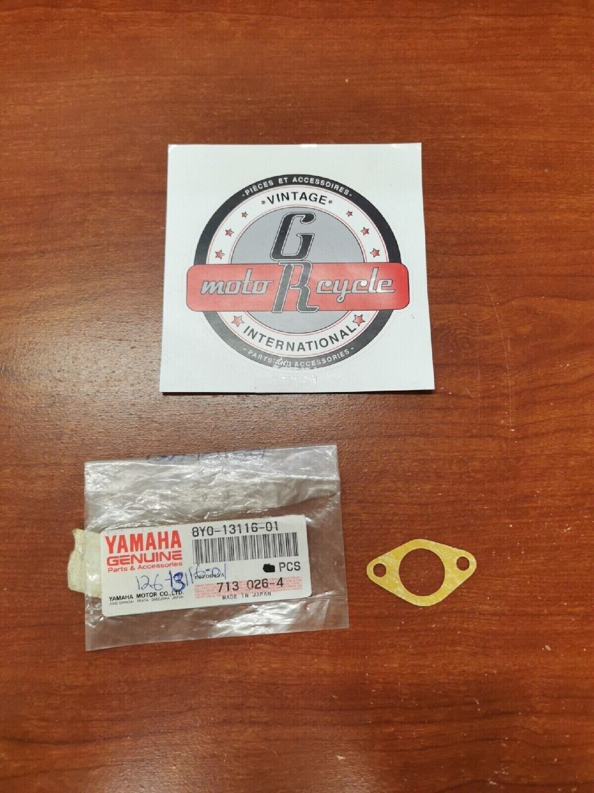 NOS Yamaha TD1 WR200 RD400 GPX433 GPX338 PUMP CASE GASKET 126-13116-01-00 Y78