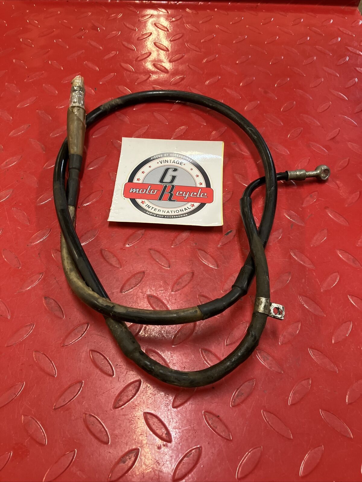 Suzuki RM125 1993 Front brake hose line