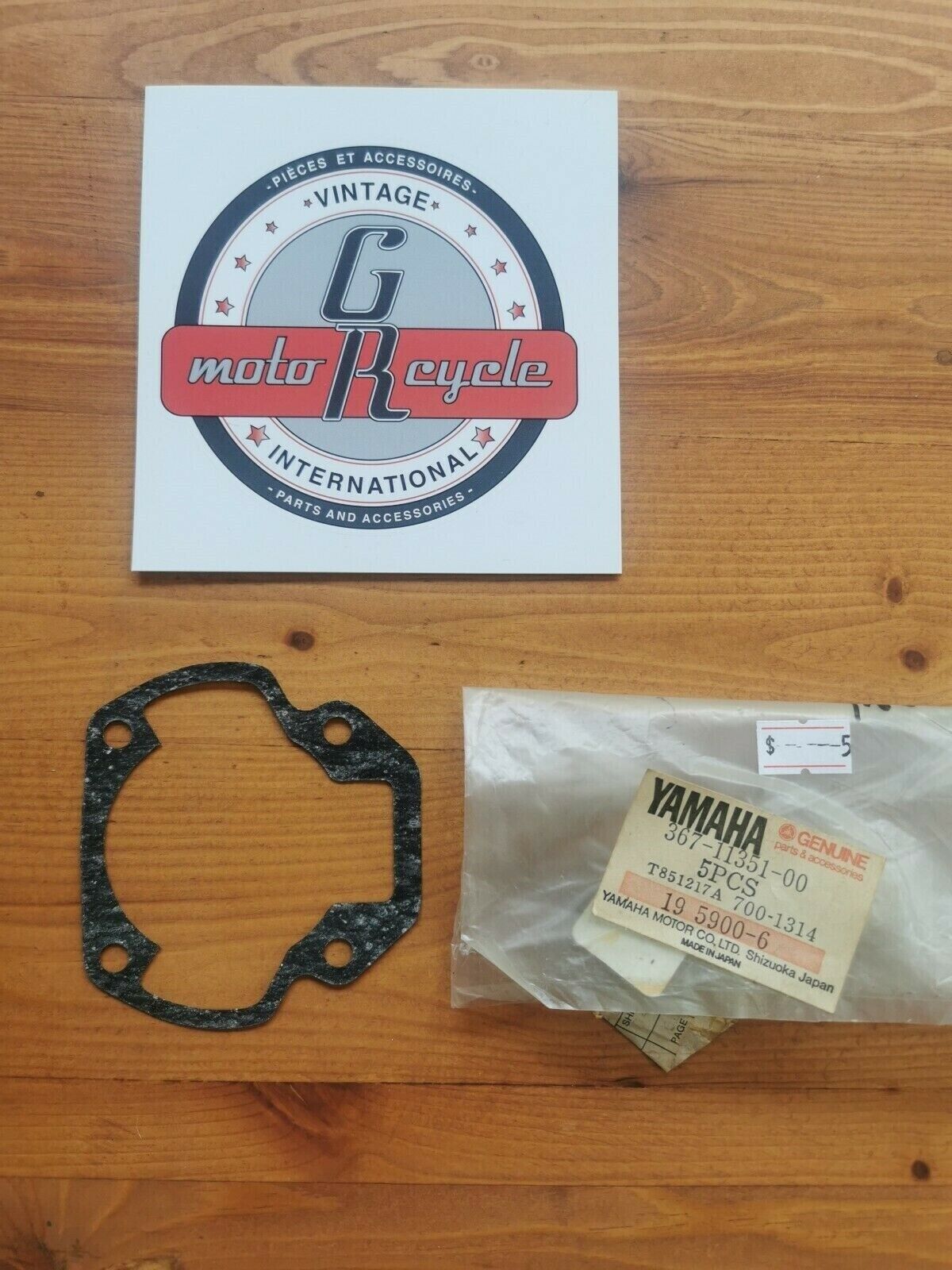 NOS Yamaha GT80 YZ80 TY80 GASKET,CYLINDER 367-11351-00-00 / 367-11351-01-00 Y7