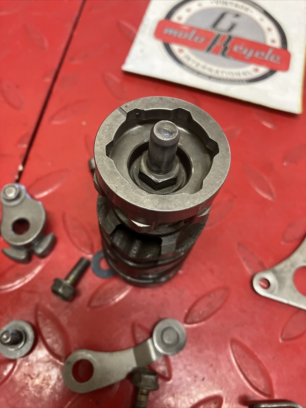 Honda CR125R 1987 gearshift gear shift drum cam