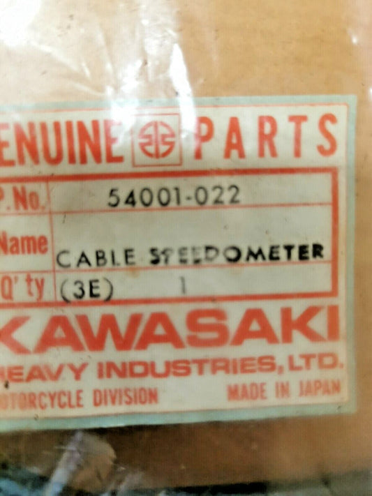 NOS KAWASAKI  W1 W1SS 1966 - 1969  CABLE SPEEDOMETER 54001-022 K9