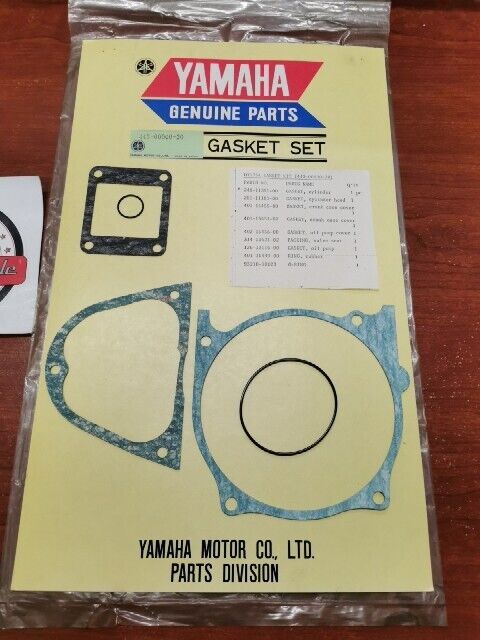 NOS Yamaha DT175 MX175 INCOMPLETE GASKET KIT 443-00000-20 443-00000-21-00 Y133