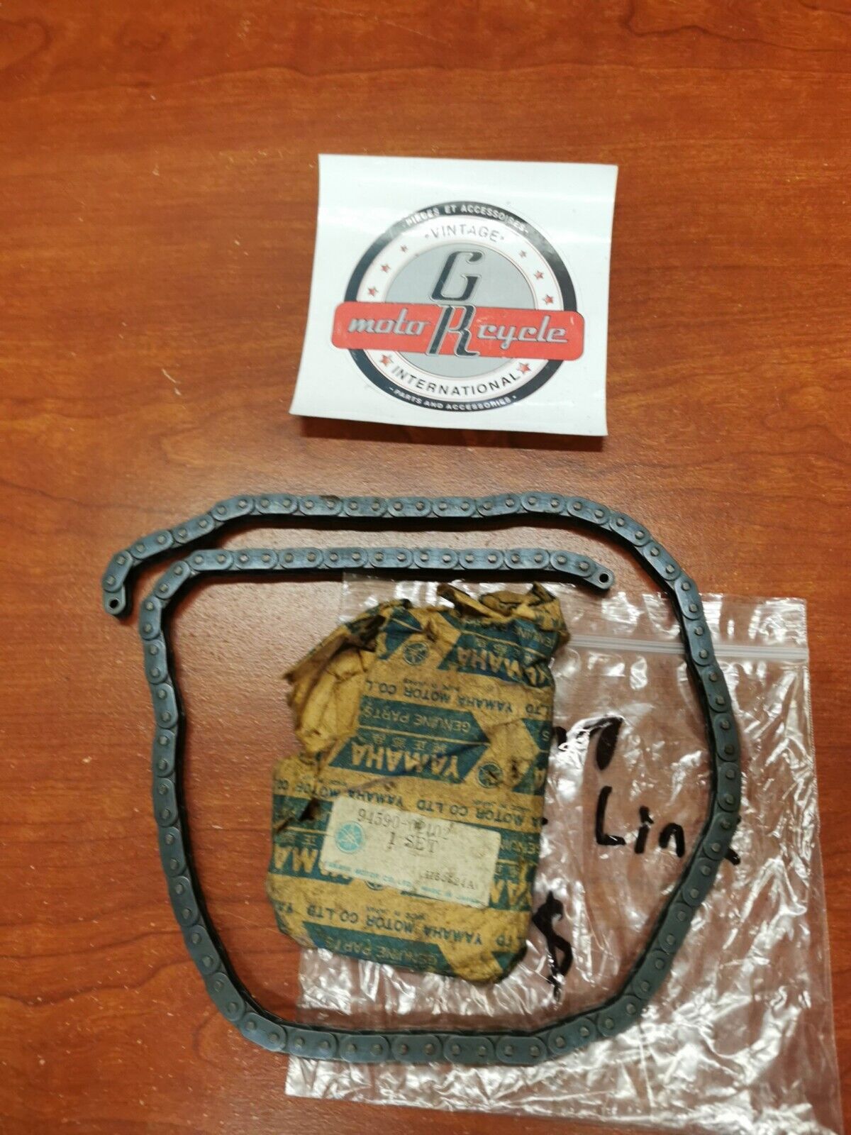 NOS Yamaha XS1 XS2 TX650 CAM CHAIN BF05T-Y TUBAKI 102 94590-02102-00 NO LINK Y87