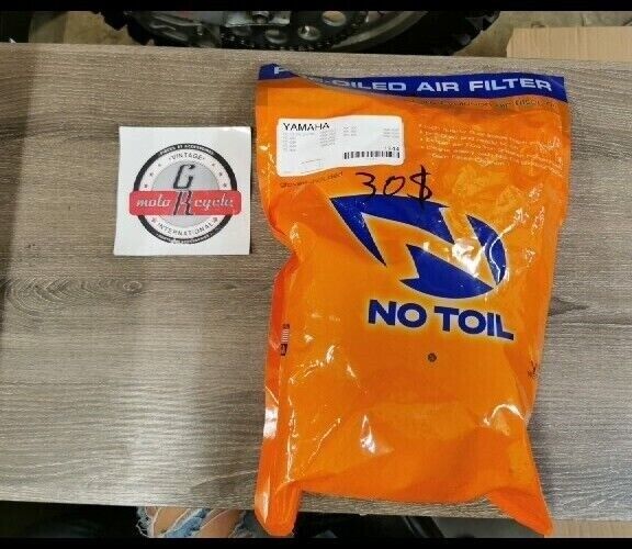 NOS YAMAHA NO TOILY YZ125 YZ250 YZ400F WR250 WR400 FOAM FILTER CLEANER 1844 J61
