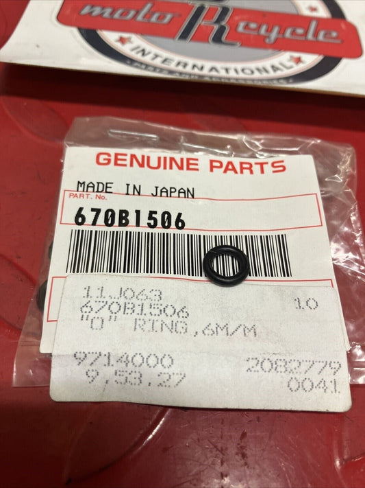 NOS KAWASAKI O-RING 6MM 670B1506 K14