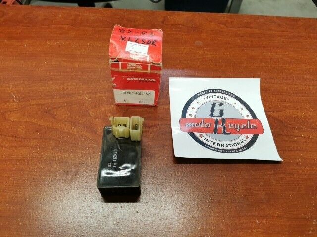 NOS Honda 1982 1983 XL250R IGNITION CONTROL (CDI) UNIT 30410-KB7-671 H107