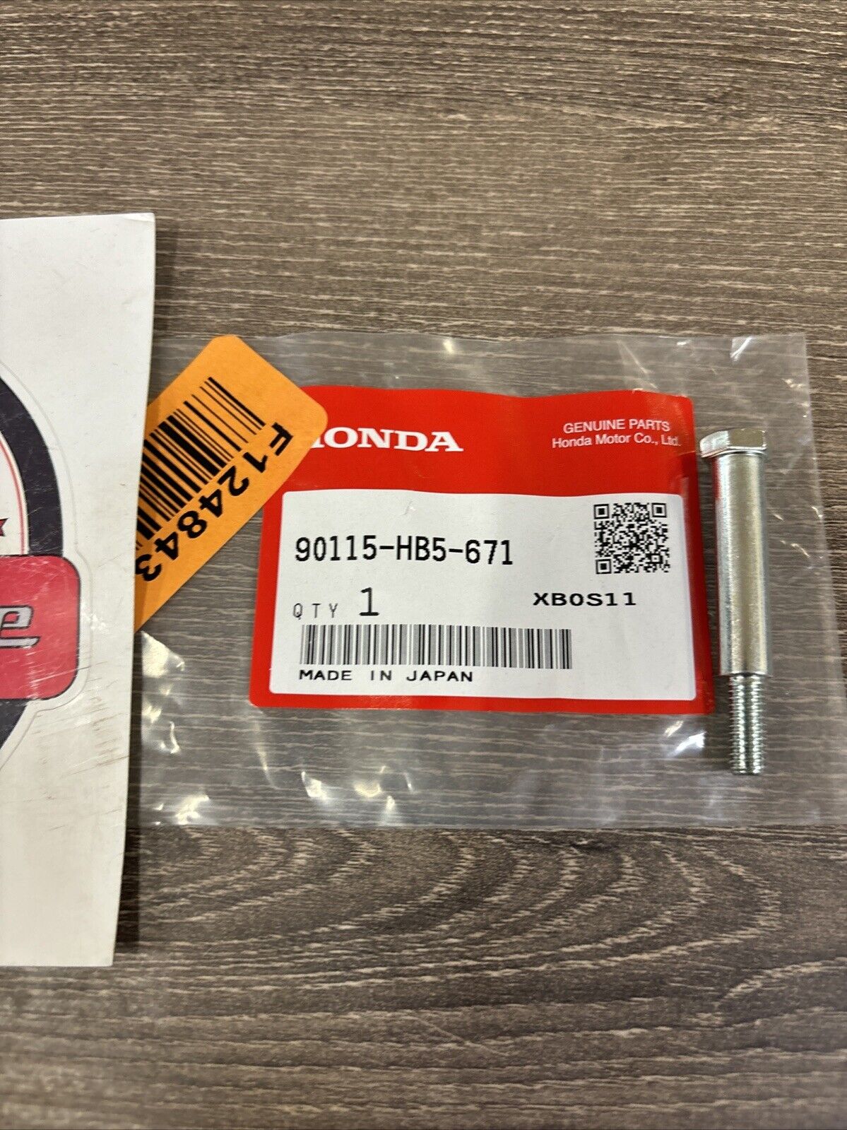 NOS Honda TRX250 TRX450 ER R TRX700XX HANDLE LEVER PIVOT BOLT 90115-HB5-671 H130