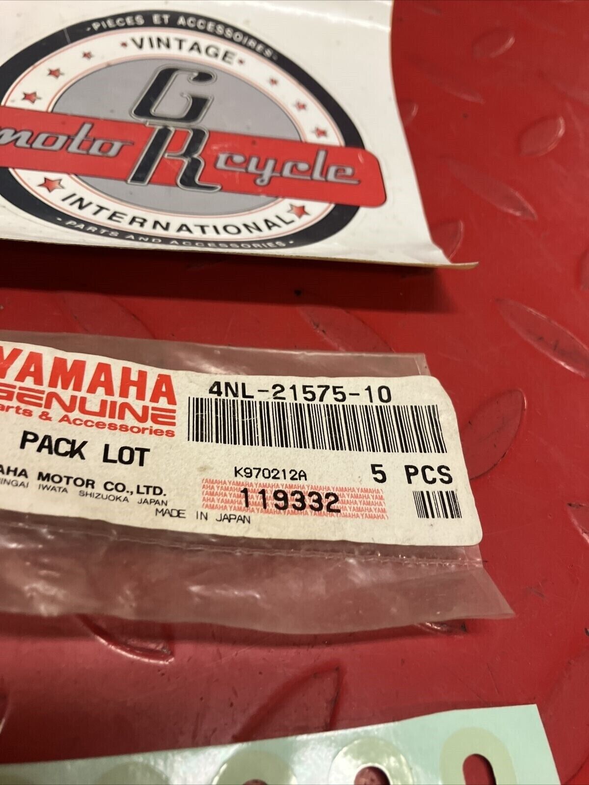 NOS YAMAHA SEAL QTY5 4NL-21575-10-00 Y62