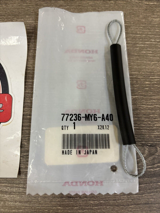 NEW NOS Honda 2004 2005 2006 XR650L TAIL BAG LOCK WIRE 77236-MY6-A40 H159