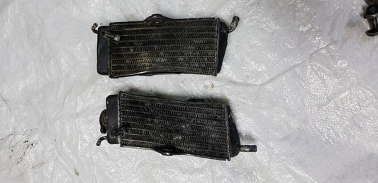 Honda CR250R 1986 1987 radiator left right CR 250R 19010-KS7-000