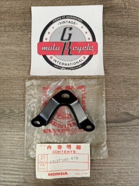 NOS HONDA XL250 XL350 1976 - 1978 HOLDER PLATE 53137-385-670 H87