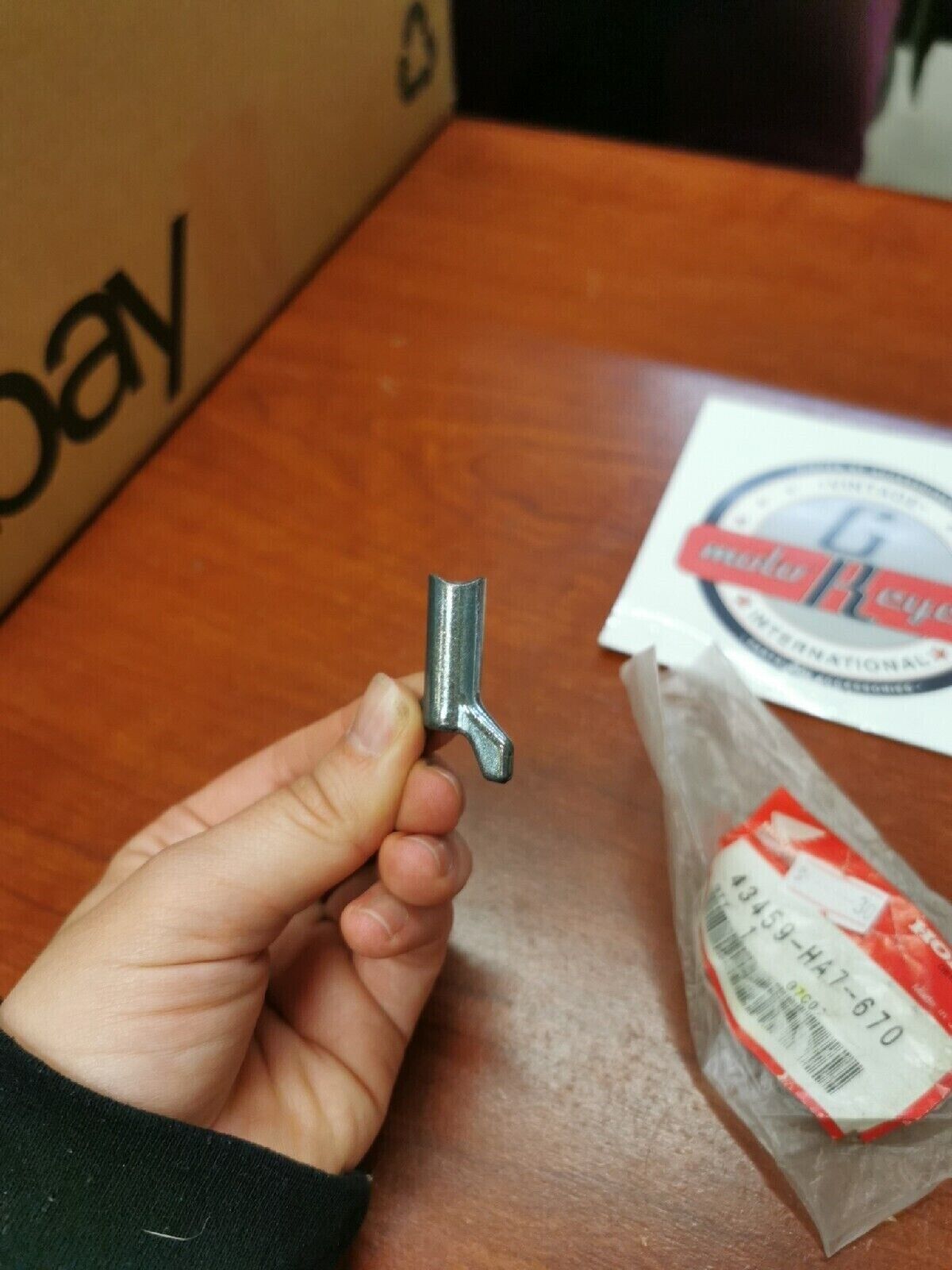 NOS Honda 1986 - 1989 TRX350 NUT, BRAKE ADJUSTING 43459-HA7-670 H36