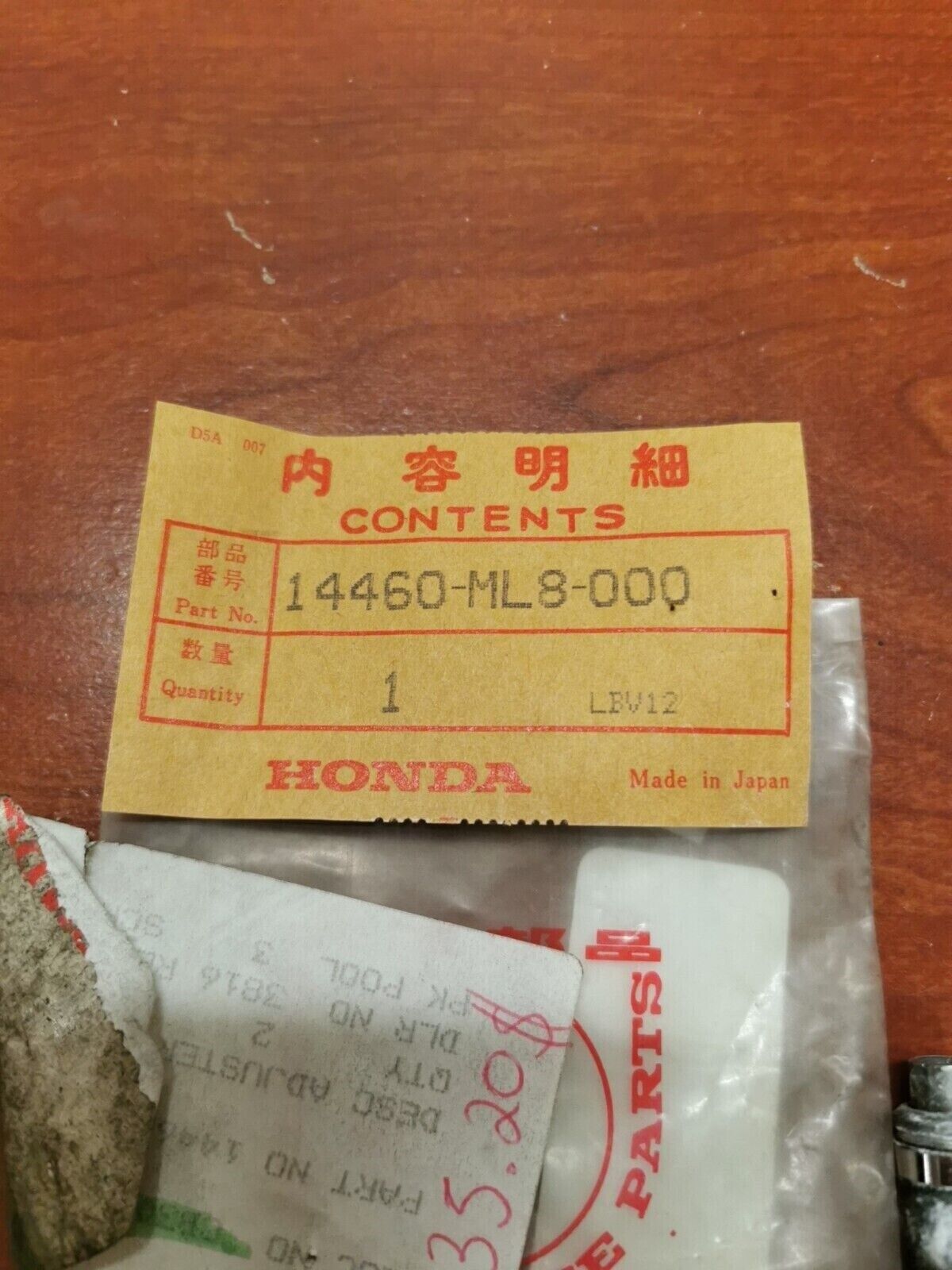NOS Honda GL1200A GL1200I EXHAUST HYDRAULIC LASH ADJUSTER 14460-ML8-000 H64