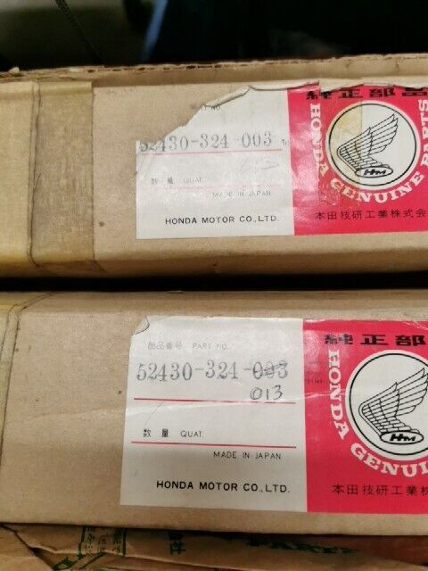 NOS Honda CB100 CB125 CL100 CL125 REAR SHOCK DAMPER PAIR SUB. 52430-324-013 H73