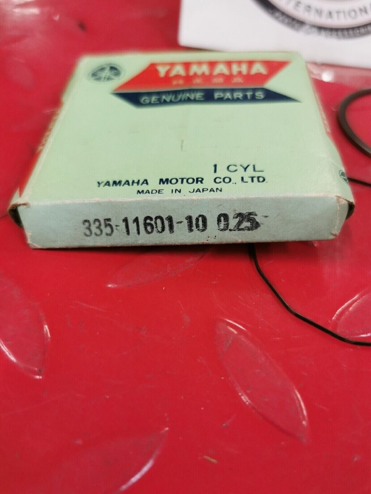 NOS YAMAHA L5T YL2 RS100 1967 - 1976  PISTON RING SET  1ST   335-11601-10-00 Y51