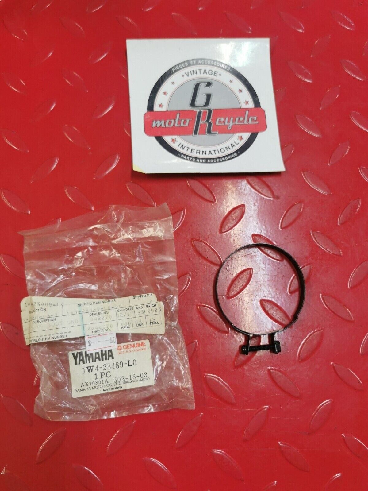 NOS YAMAHA IT250 IT175 YZ465 YZ250 YZ125 IT465 IT465 BAND 1W4-23489-L0-00 Y28