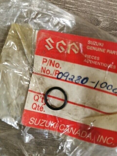 NOS SUZUKI RM125 RM100 RM250 RM400 TC125J GT380 TS250 O RING 09280-10001 S41