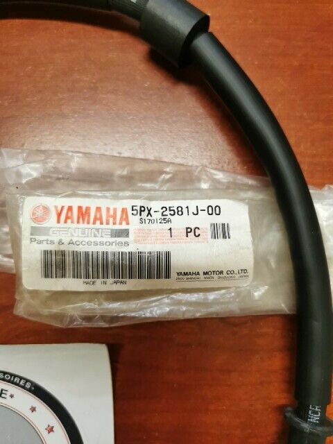 NOS Yamaha XV1700PC XV17PC BRAKE HOSE 5PX-2581J-00-00 Y107