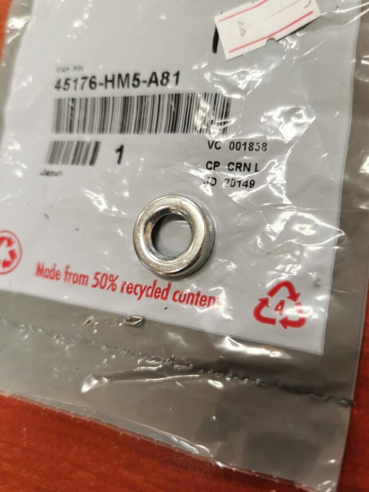 NOS Honda TRX350 TRX300 TRX450 TRX400 TRX650 TRX500 PIN CAP 45176-HM5-A81 H32
