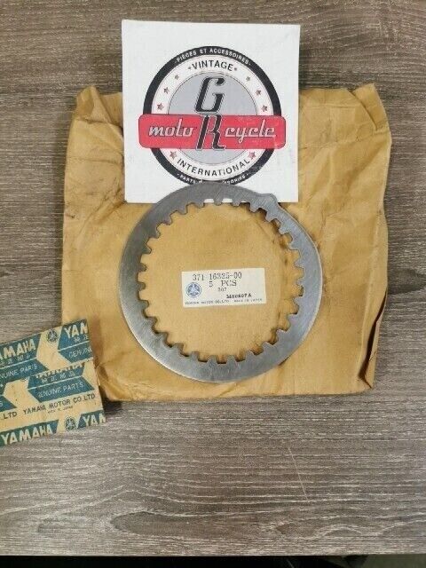NOS YAMAHA TX500 XS750D FZ600S XJ550RH FJ600L CLUTCH PLATE 371-16325-00-00 Y157