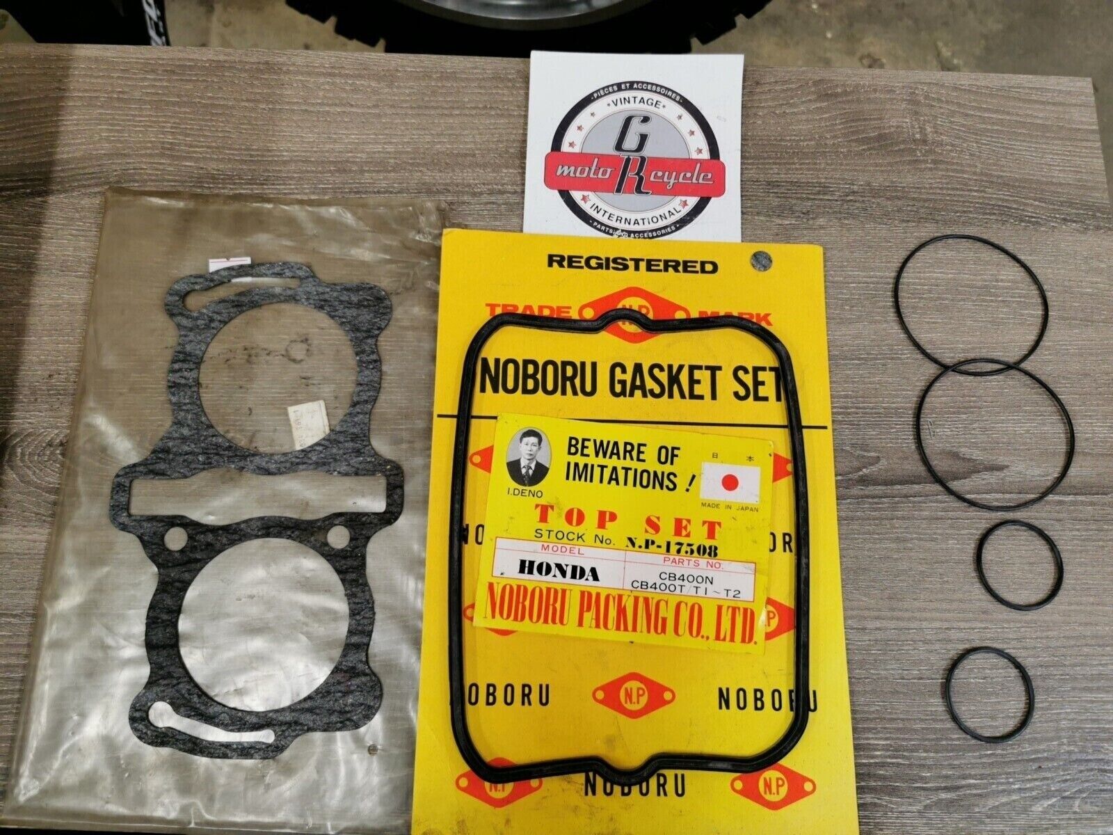NOS NOBORU NP HONDA CB400N CB400T INCOMPLETE GASKET KIT SET NP-17508 J46