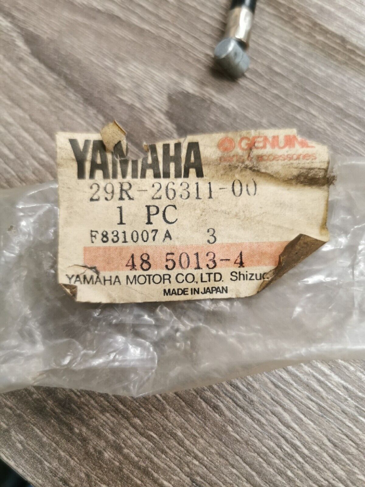 NOS YAMAHA   Xj750 CHOCKE STARTER CABLE 1   29R-26311-00-00   Y54