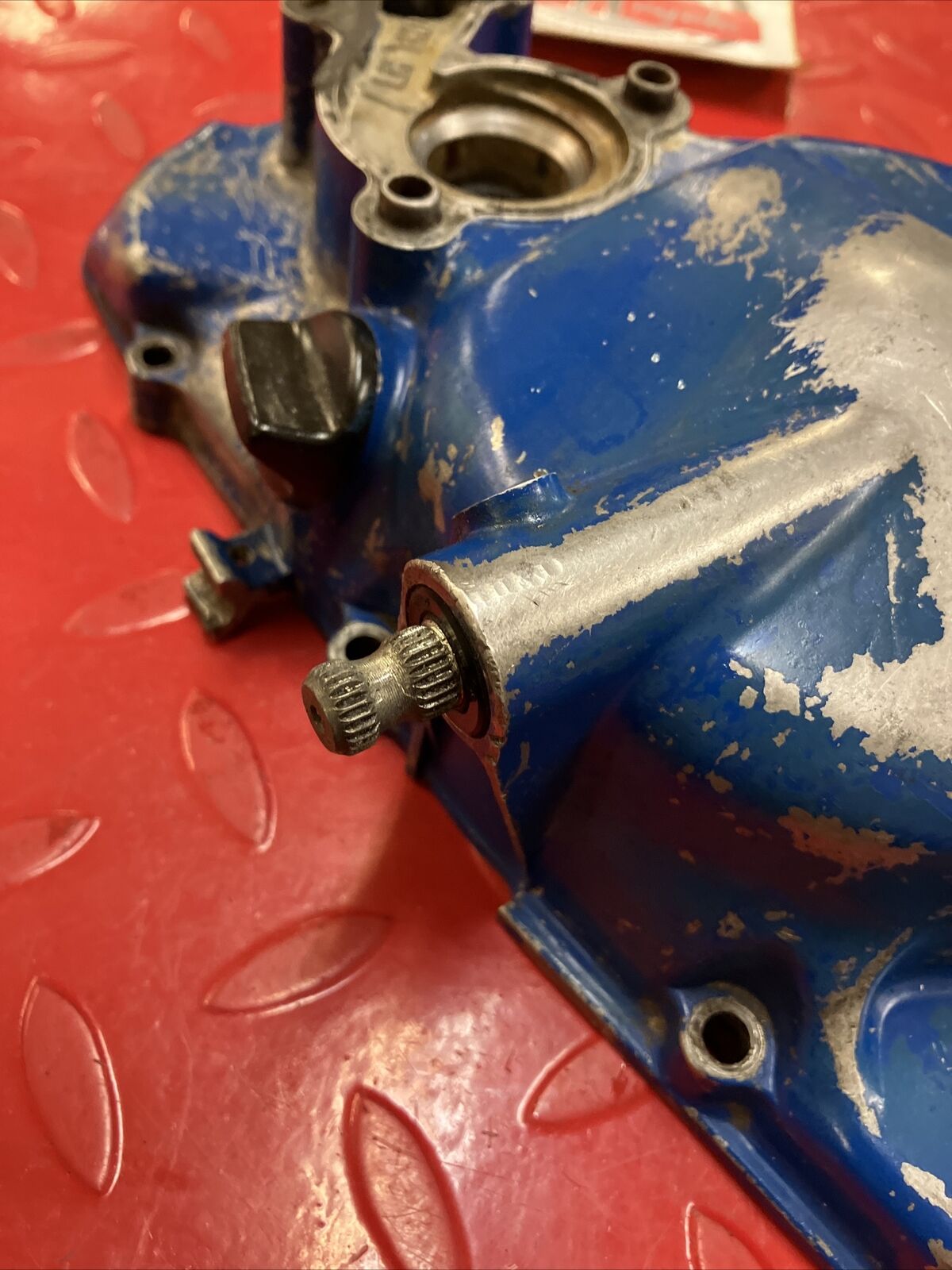 Suzuki RM125 1987 right Crankcase crank case clutch cover 1986 2