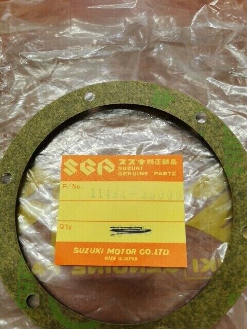 NOS Suzuki GT380 GT550 POINTS CONTACT BREAKER COVER GASKET 11491-33000 S32