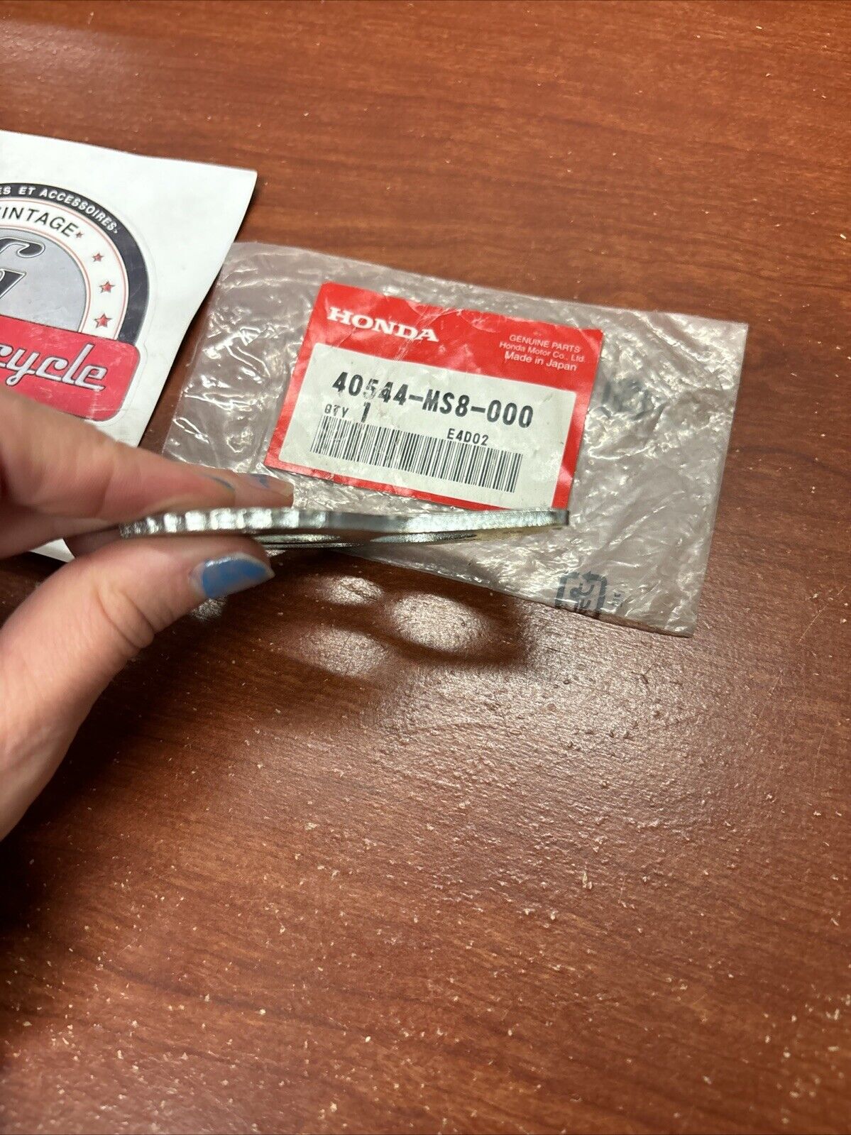 NOS Honda CRM250R XL250R XL350R XL600 XR200R CHAIN ADJUSTER 40544-MS8-000 H177