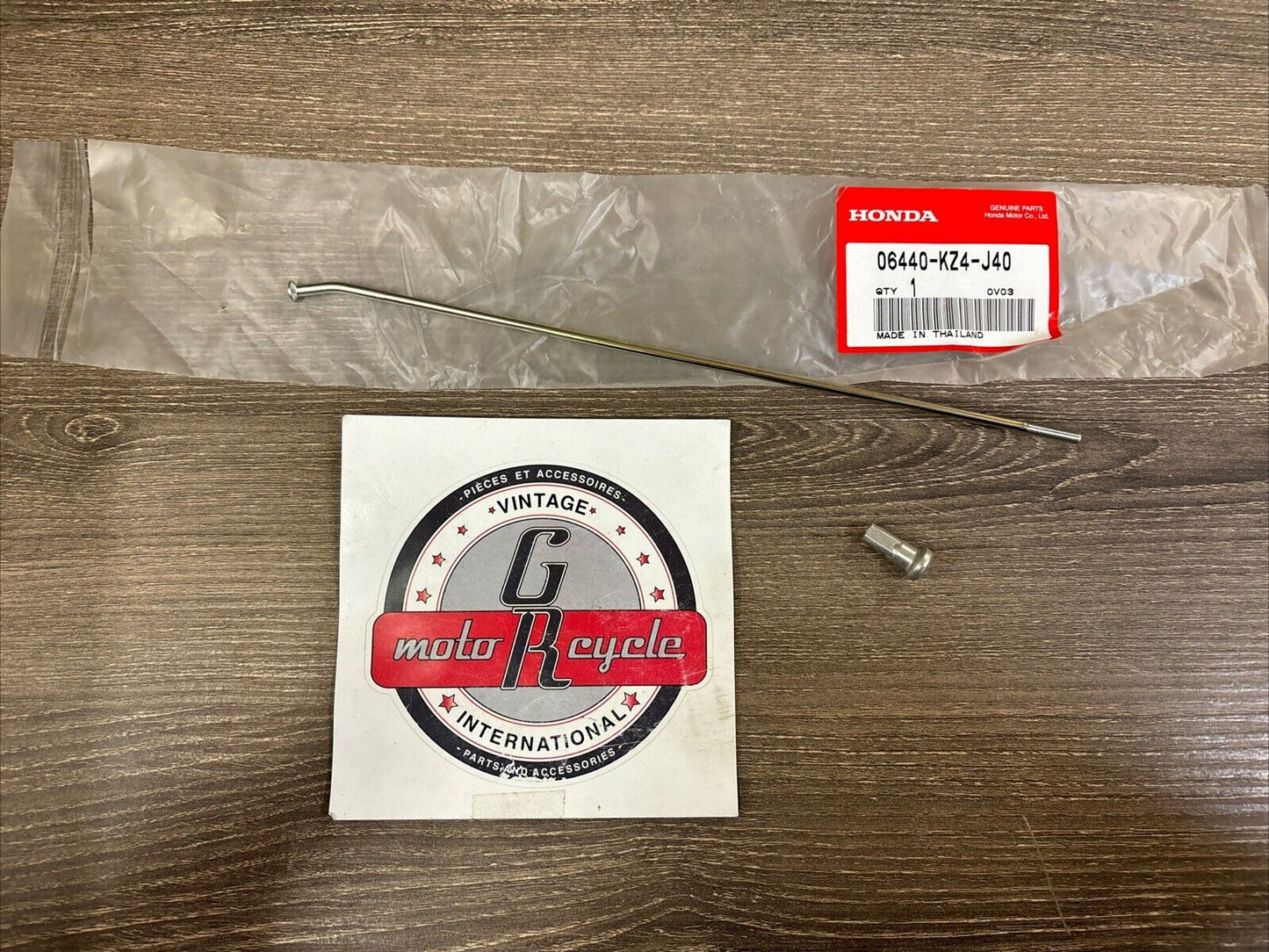 NOS Honda CR125R CR250R CRF250R CRF250X FRONT SPOKE SET 06440-KZ4-J40 H136