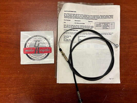 NOS Honda HRM215K3 HRB215K3 ROTO STOP CABLE 54530-VE2-M11 H160
