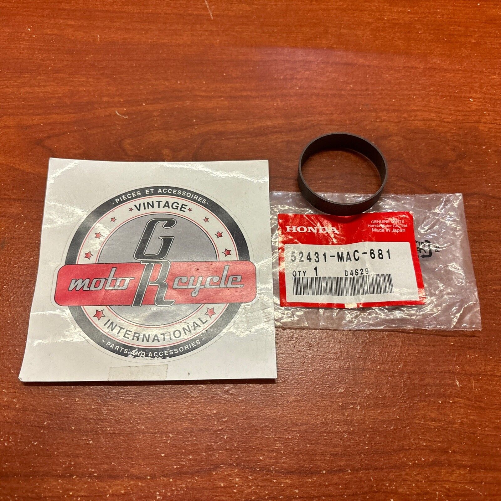 NOS Honda CR125R CR250R CR500R PISTON RING 52431-MAC-681 H150