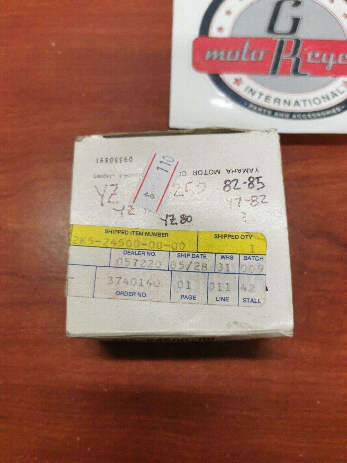 NOS Yamaha YZ50 YZ80 YZ125 YZ250 YZ400 YZ465 YZ490 FUEL COCK 2K5-24500-00-00 Y86