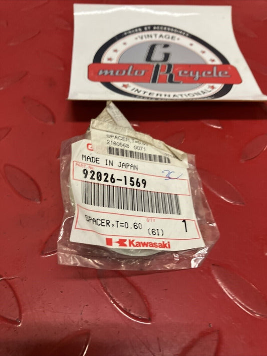 NOS KAWASAKI SPACER T=0.60 92026-1569 K15