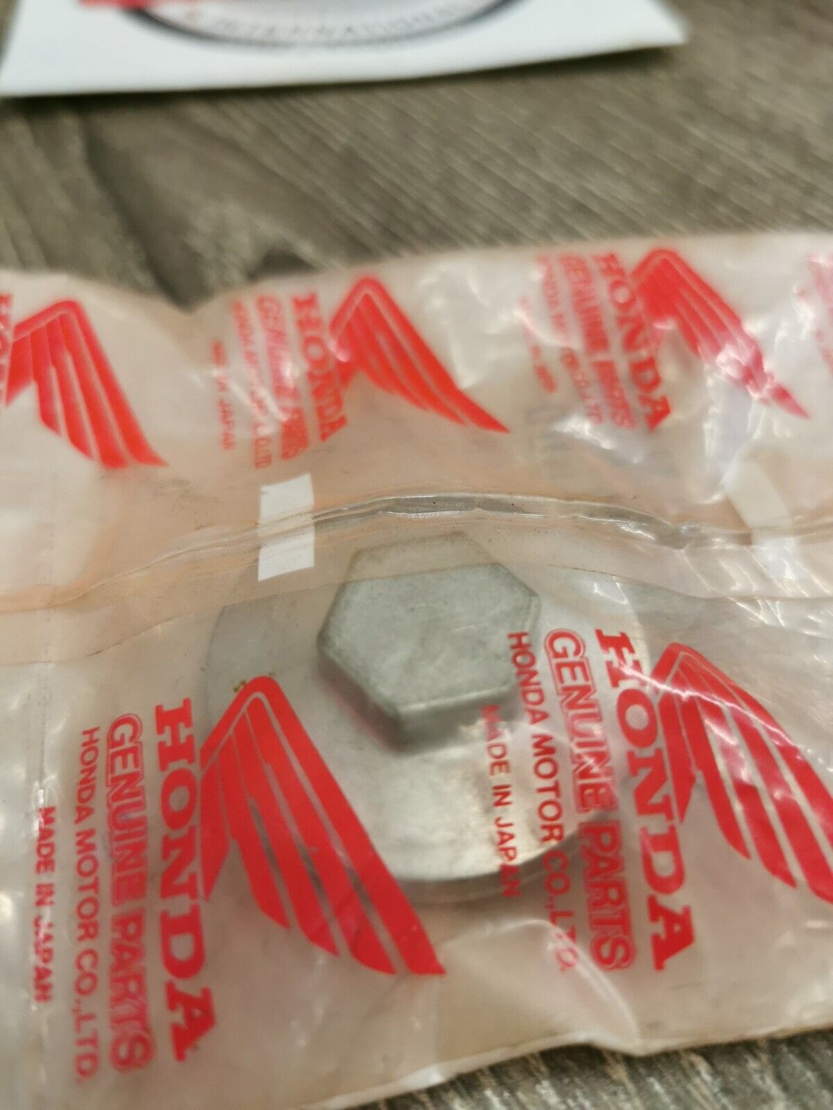 NEW NOS HONDA GL1100 CAP TAPPET ADJUSTING HOLE  12361-035-000 H59