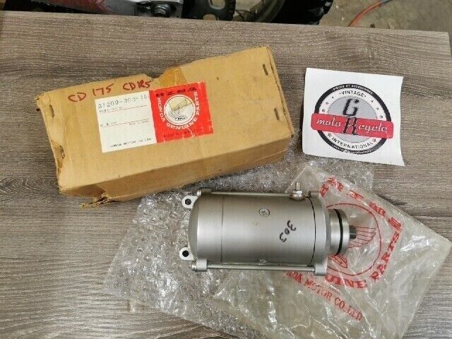 NOS HONDA CA175 1969 CB125CB6  STARTER 6V STARTING MOTOR 31200-303-158 H87