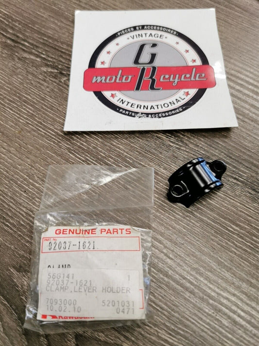 NOS KAWASAKI KLF220 BAYOU 1985 - 2000 LEVER HOLDER CLAMP 92037-1621 K30