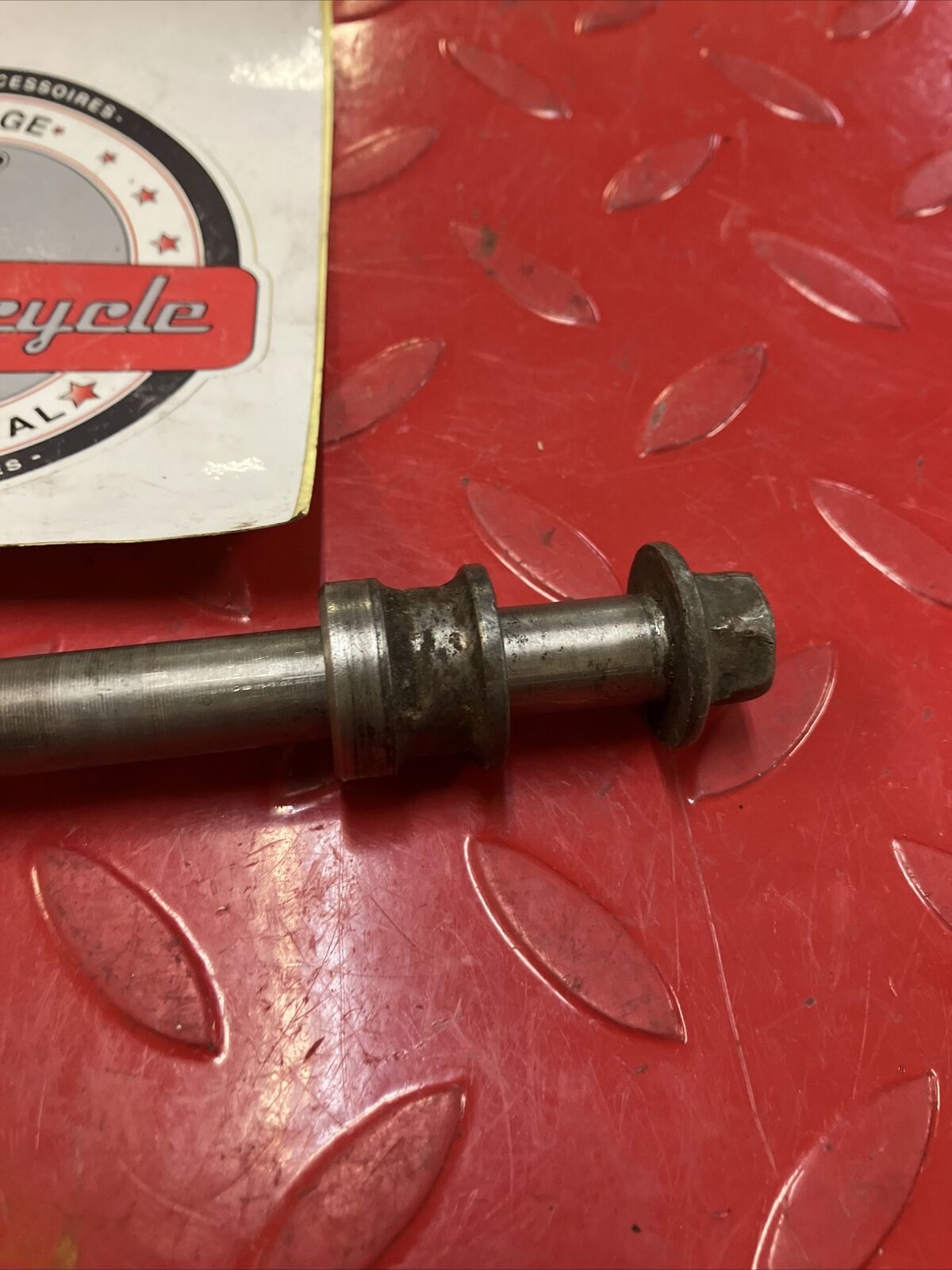 Honda CR80R 1990 Front wheel axle bolt 1987 - 1995