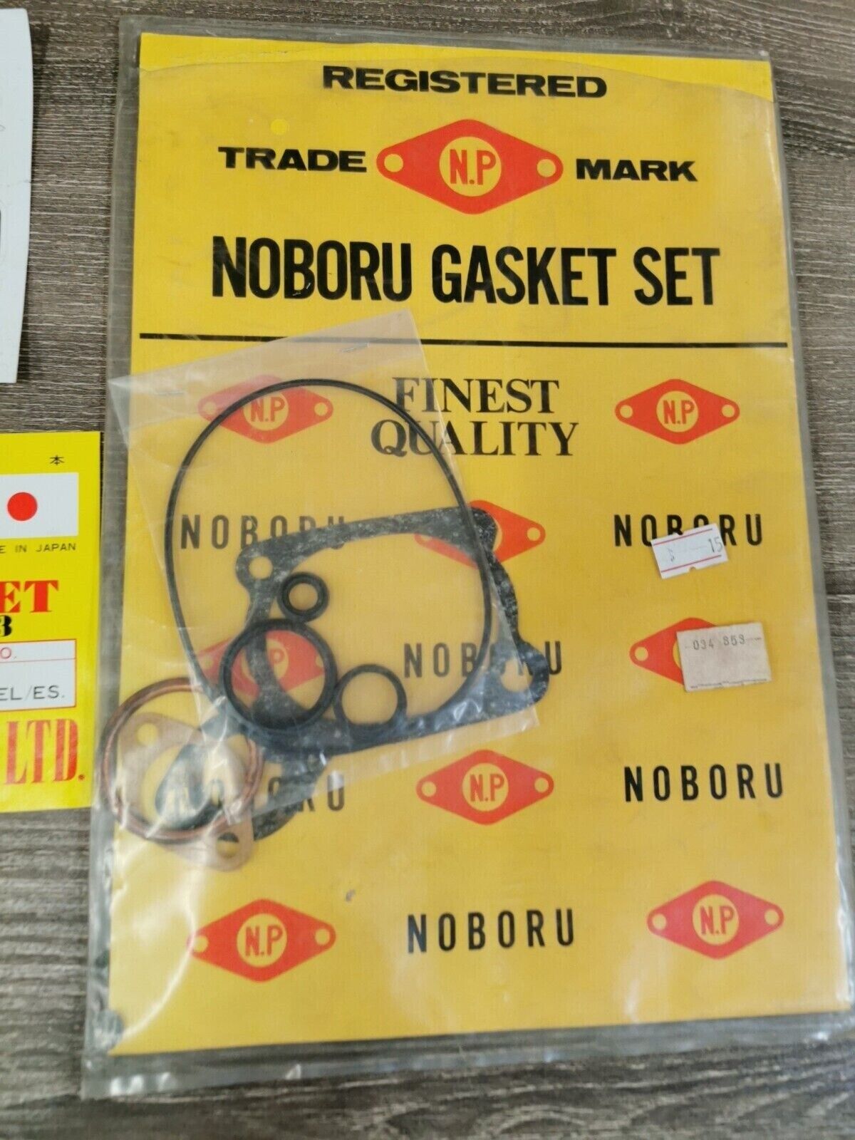 NOS NOBORU NP KAWASAKI KE100 KH100 INCOMPLETE GASKET KIT SET NP- 53013 J46