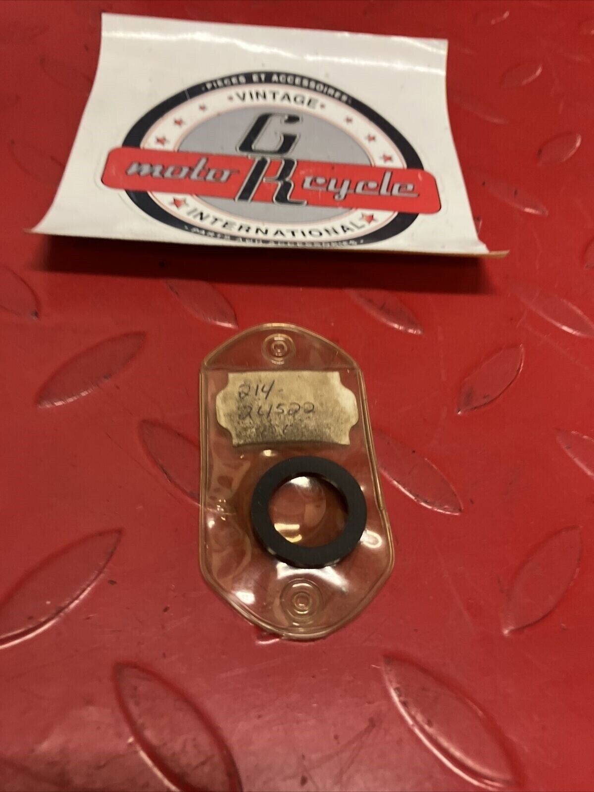 NOS YAMAHA FUEL VALVE PETCOCK FILTER GASKET 214-24522-00-00  Y64