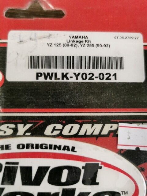 NOS PIVOT WORKS YZ125 YZ250 1989 - 1992 LINKAGE KIT PWLK-Y02-021 J53