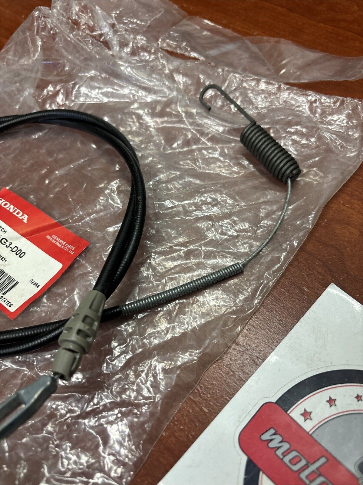 NOS Honda HRS216 K1-K5 CLUTCH CABLE 54510-VG3-D00 H175