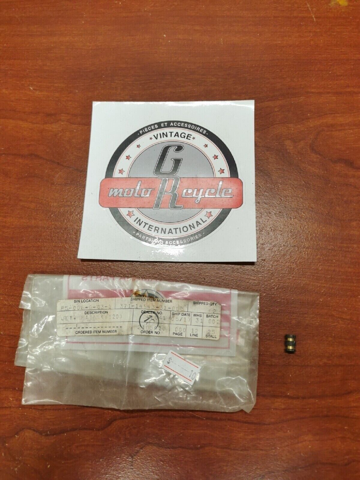 NOS Yamaha TX500 A XS500B CARBURETOR MAIN JET 371-14943-31-00 Y70